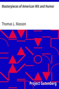 Cover of Masterpieces of American Wit and Humor — Story, Setting & Ideas