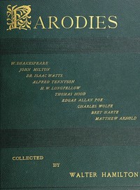 Cover of Parodies of the works of English & American authors, vol. II — Background and Themes