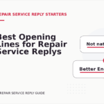 Best Opening Lines for Repair Service Replys